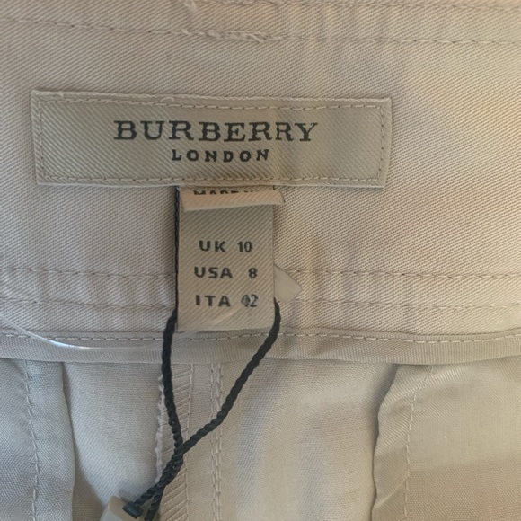 NEW Unisex Vintage Burberry London Trousers Size 8 Beige - Picture 8 of 11